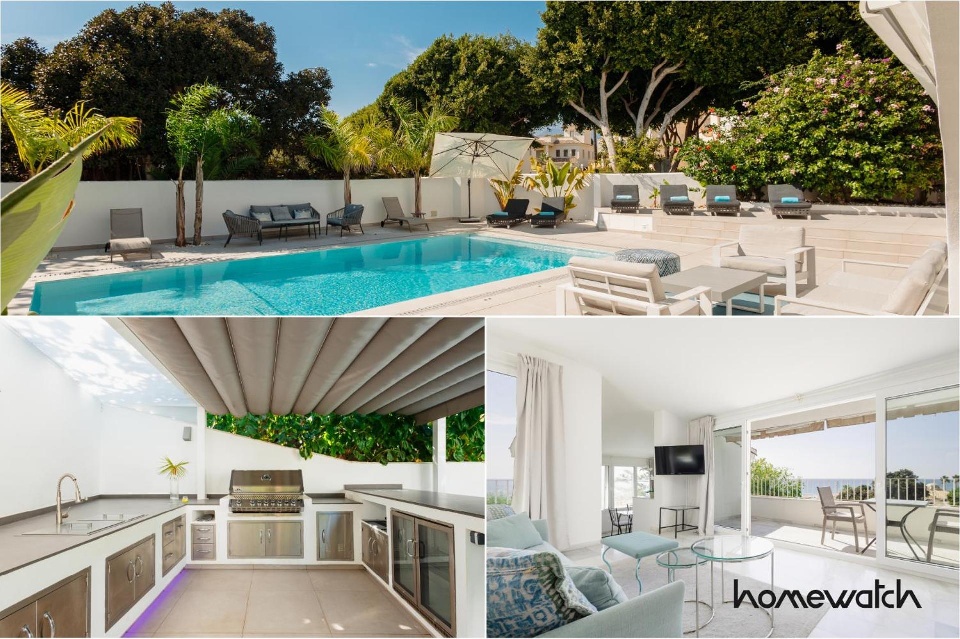 Casa de férias 6 Bedroom Villa, With Heated Pool And Sea Views, Next To The Of Costabella Marbella